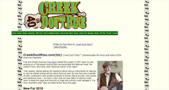 Desktop Screenshot of creekdontrise.com